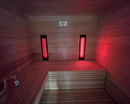 Sauna op maat met infraroodstralers